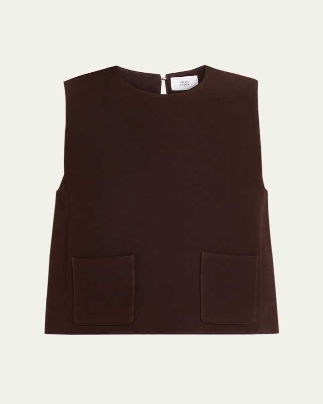 Ludlow Sleeveless Crop Top